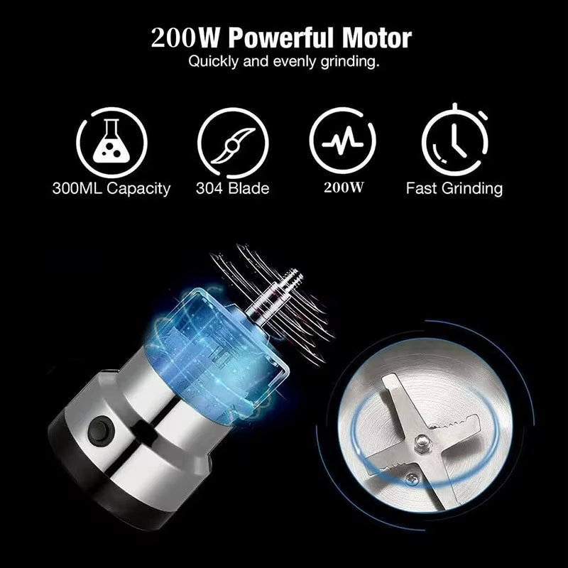 Moulin électrique multifonction – 4 lames puissantes